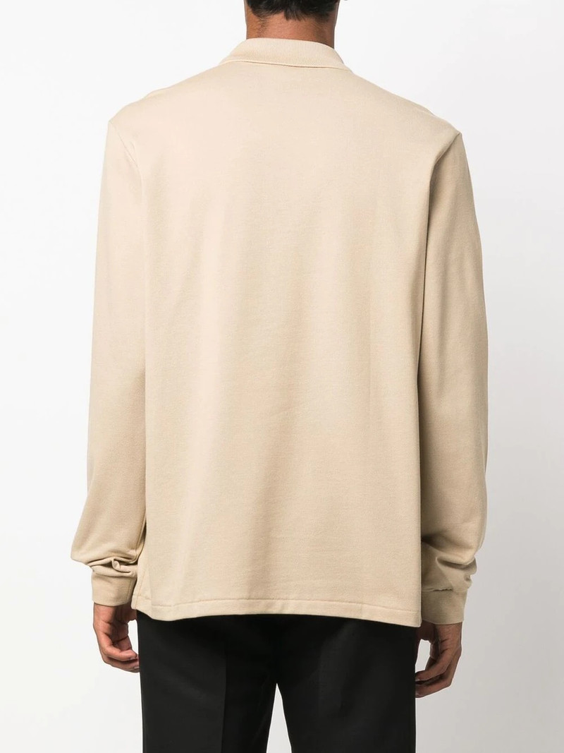 appliqué-logo long-sleeve polo shirt 4