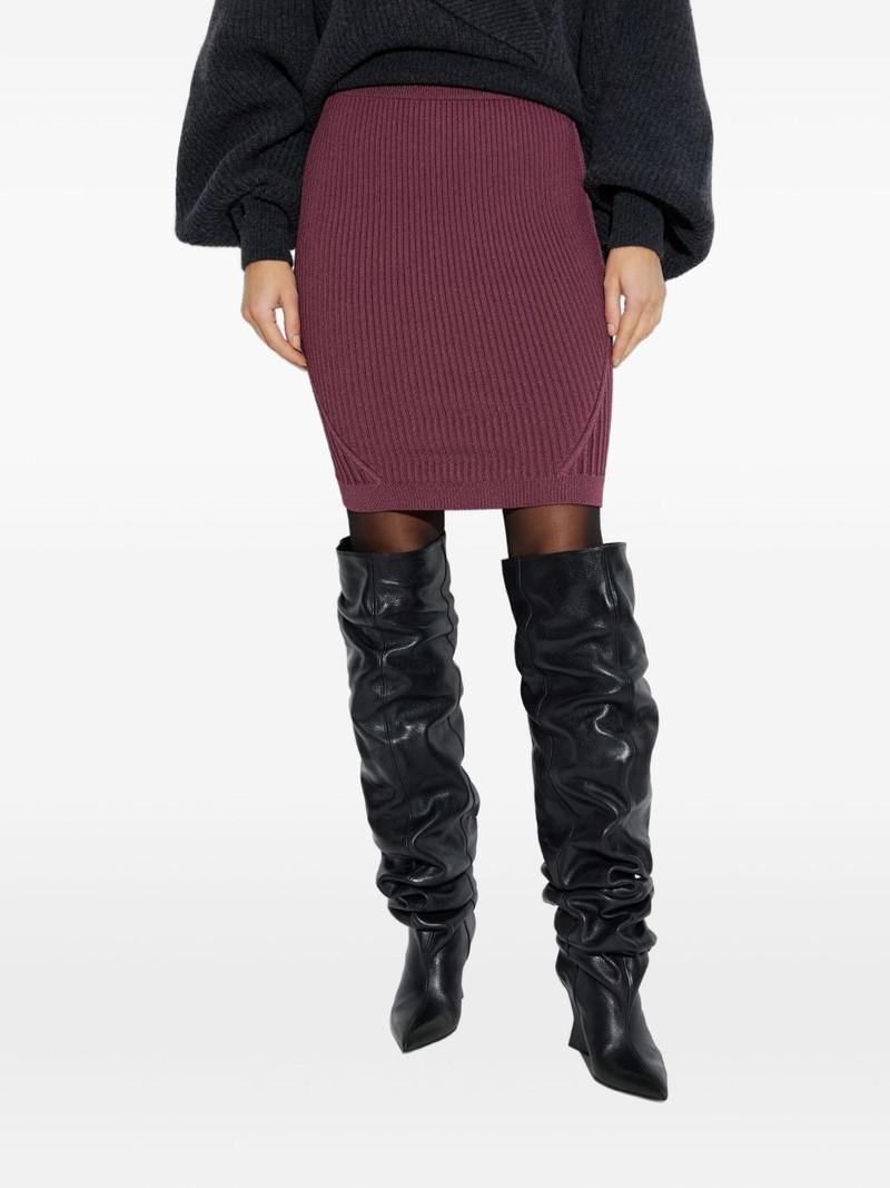ribbed mini skirt 3