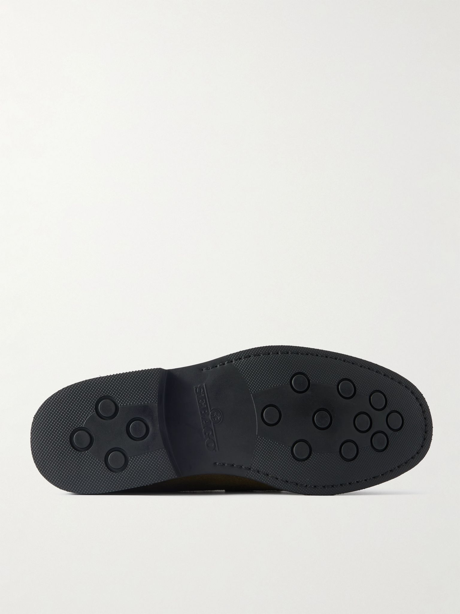 Ryan Suede Penny Loafers Green - 3