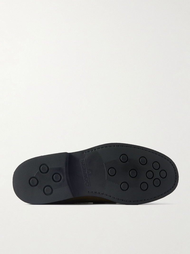 SEBAGO Ryan Suede Penny Loafers Green outlook