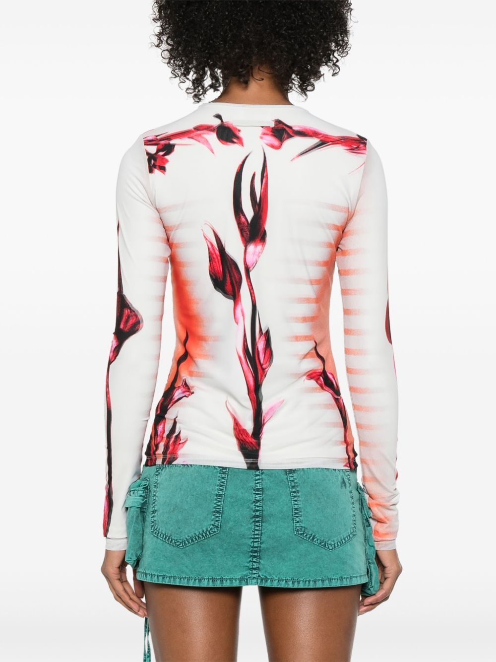 double-layered printed top - 4