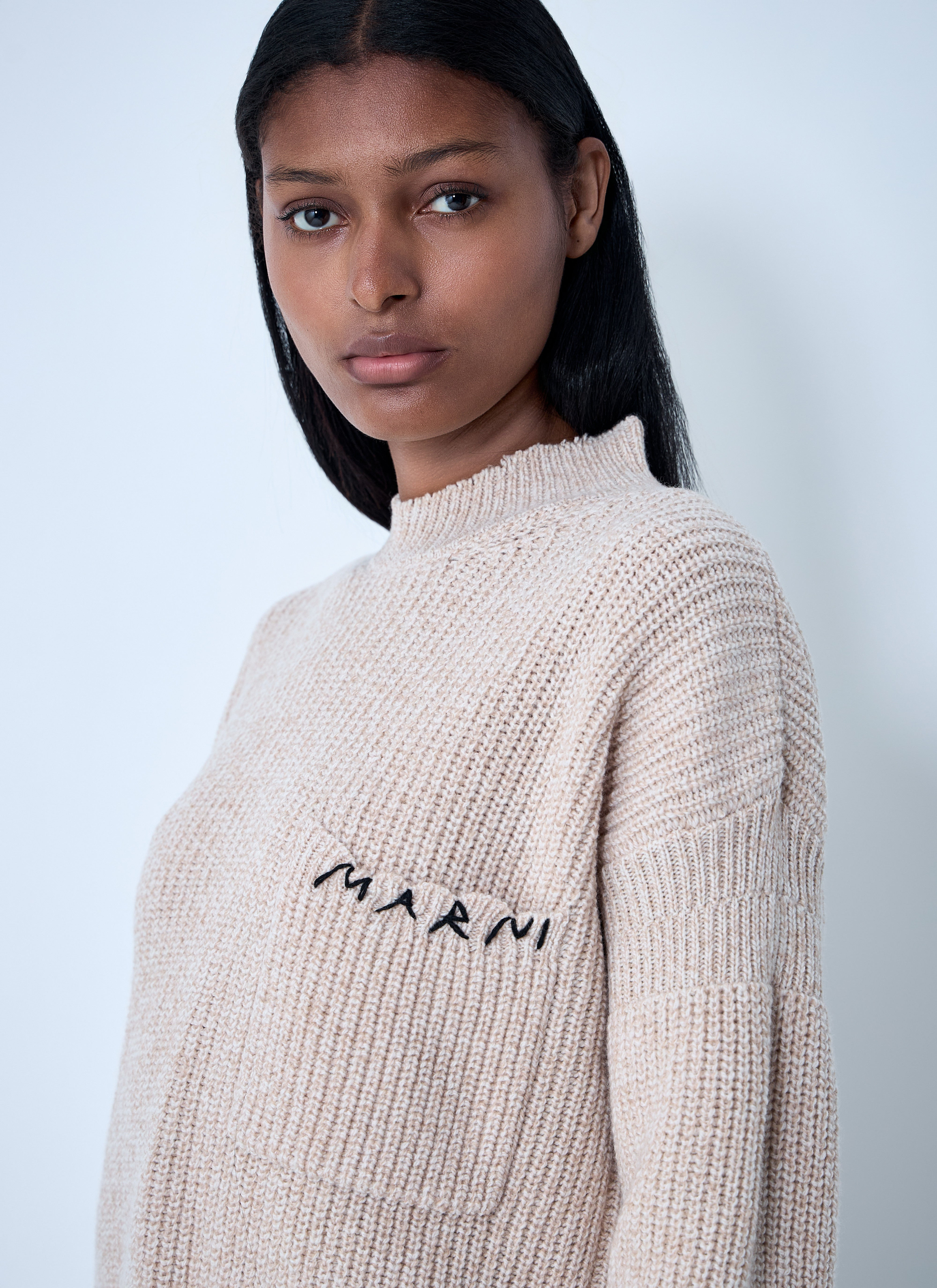 Marni Women Logo Embroidery Sweater - 5