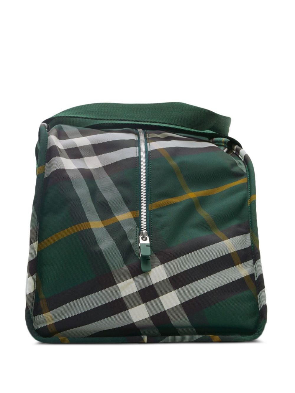 medium Shield check-pattern duffle bag - 3