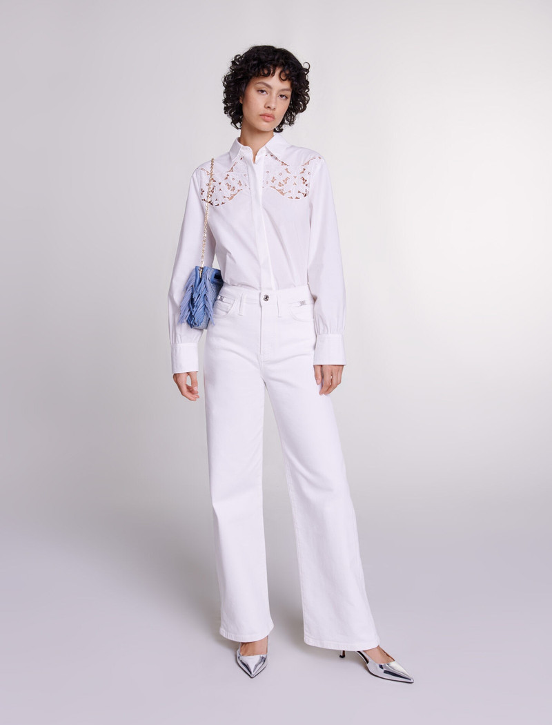 maje Wide-leg jeans outlook