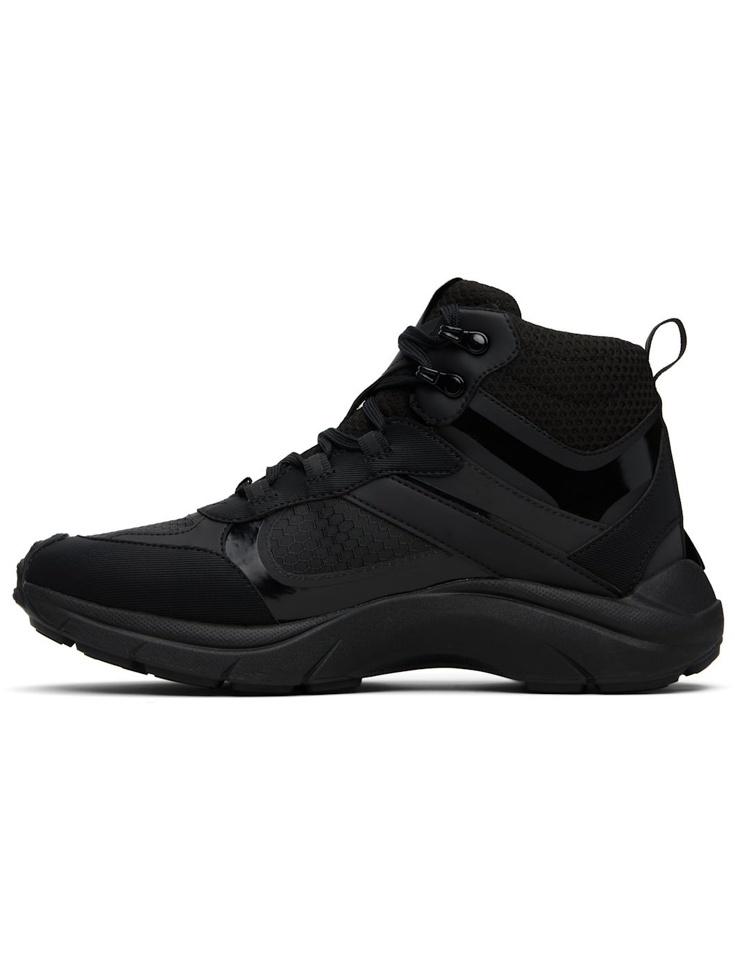 Black Waterproof Boot Sneakers - 3