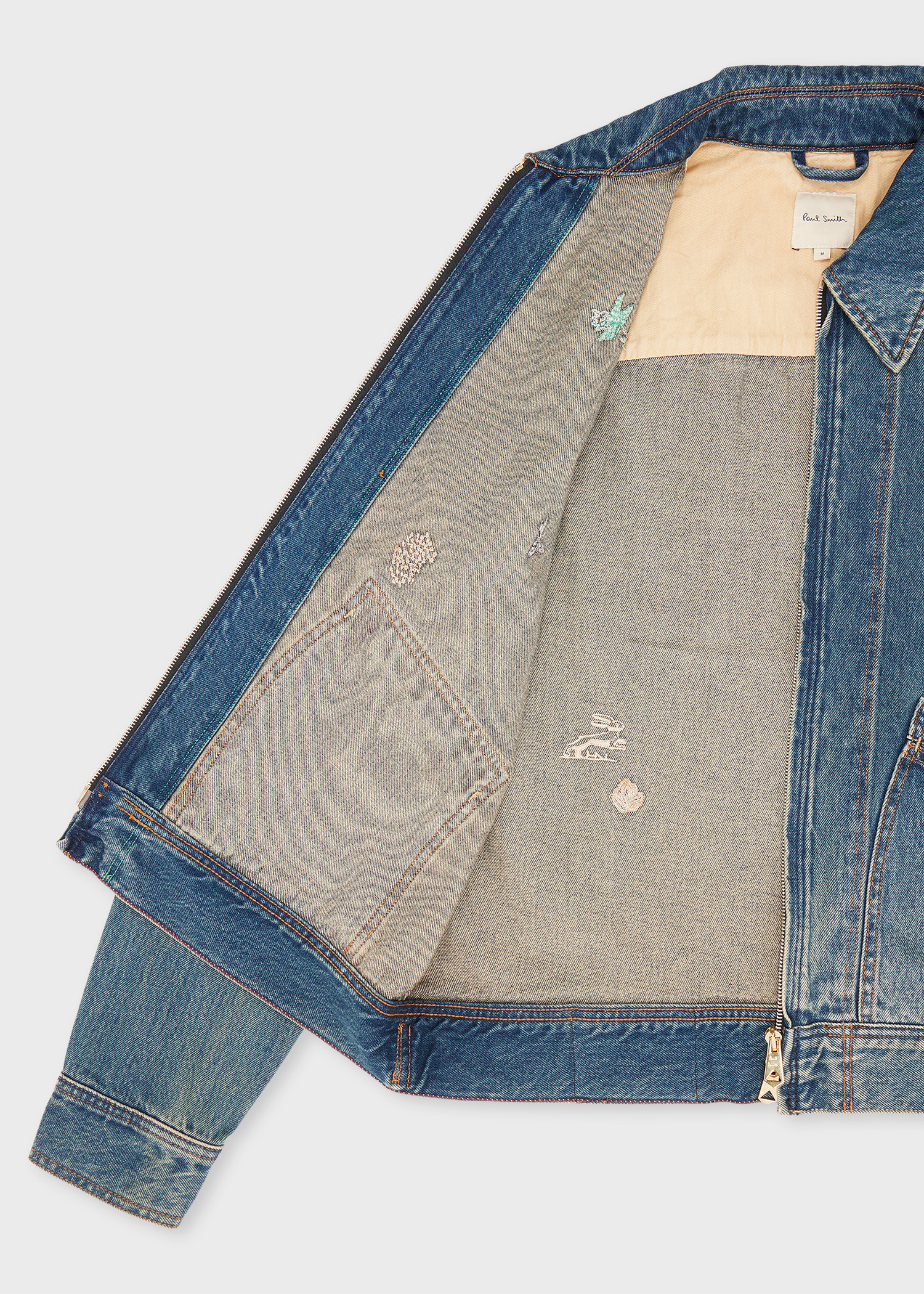 'Little Beasts' Embroidered Denim Co-Ord - 5