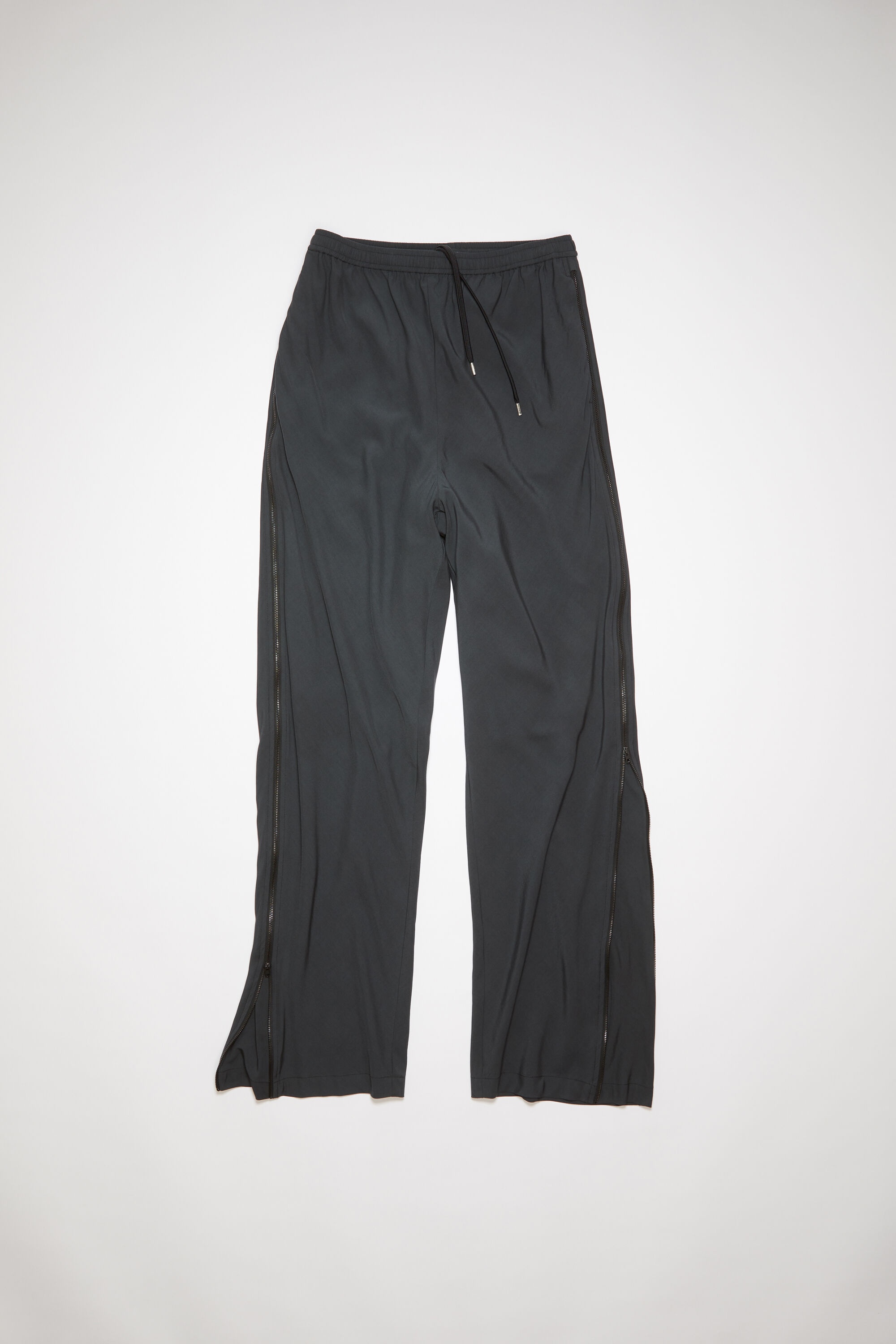 Relaxed fit zip trousers - Stone black - 6