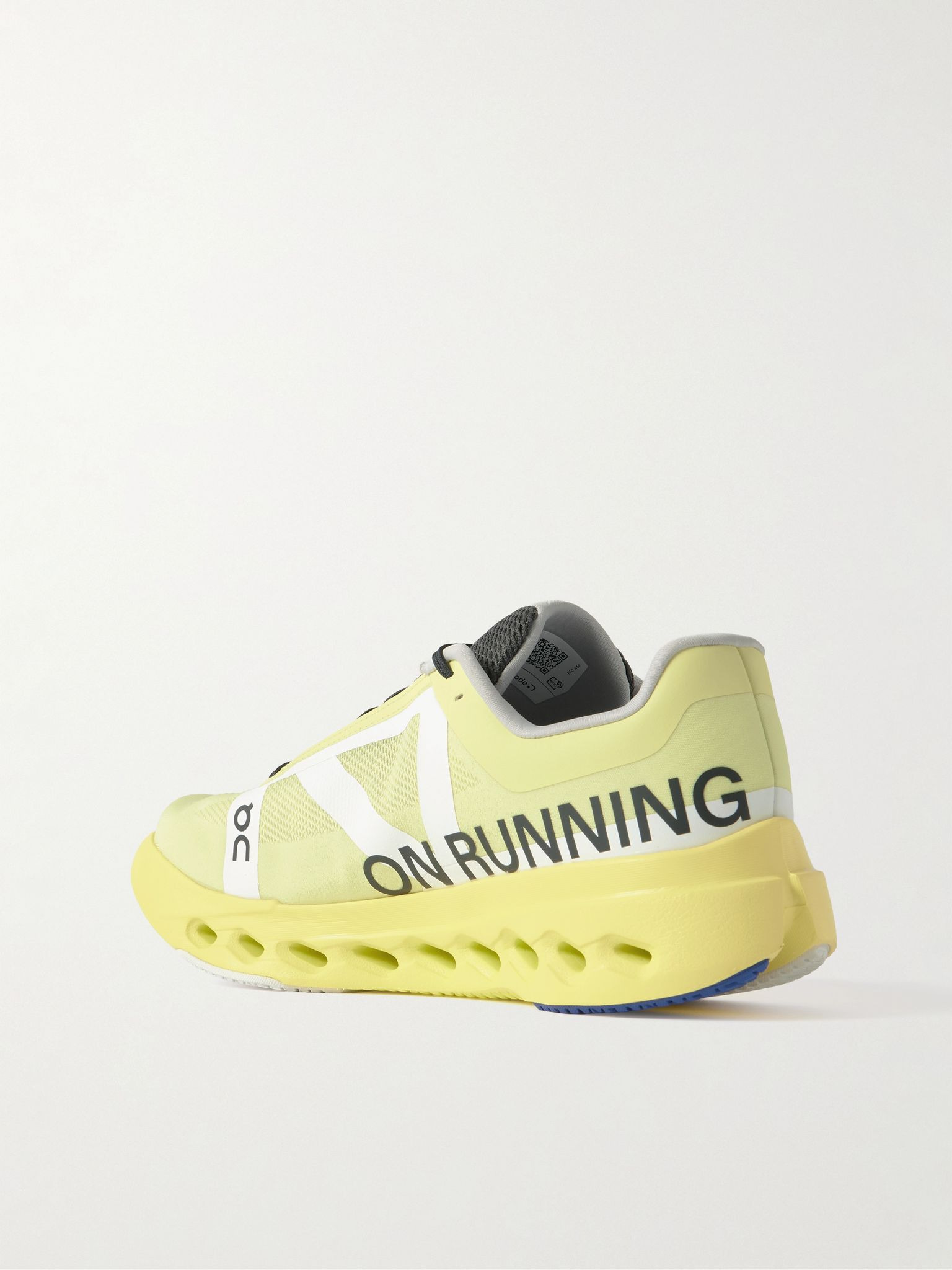 Cloudsurfer Next Z5 Rubber-Trimmed Recycled-Mesh Sneakers Yellow - 4