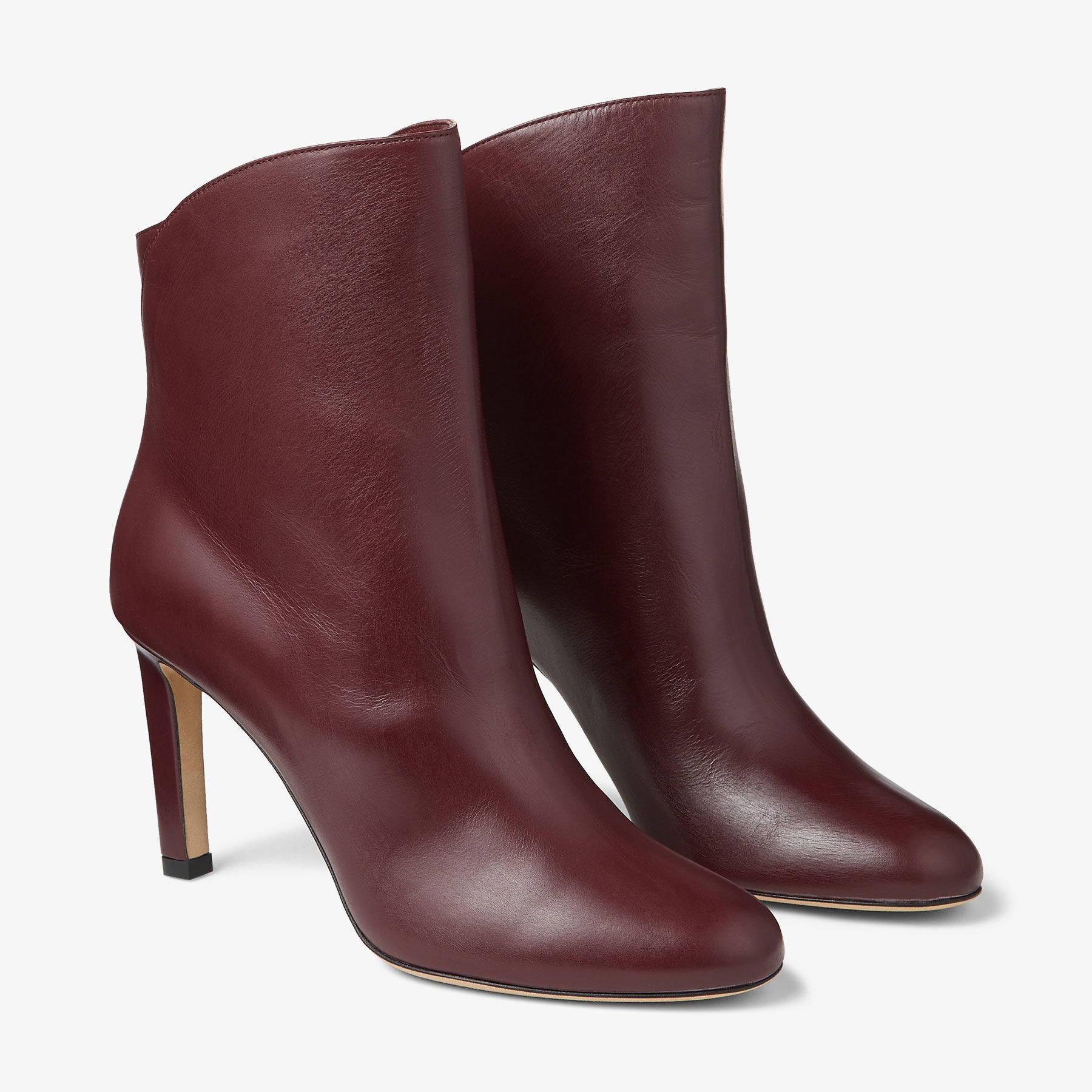 Karter Ab 85
Burgundy Calf Leather Ankle Boots - 3
