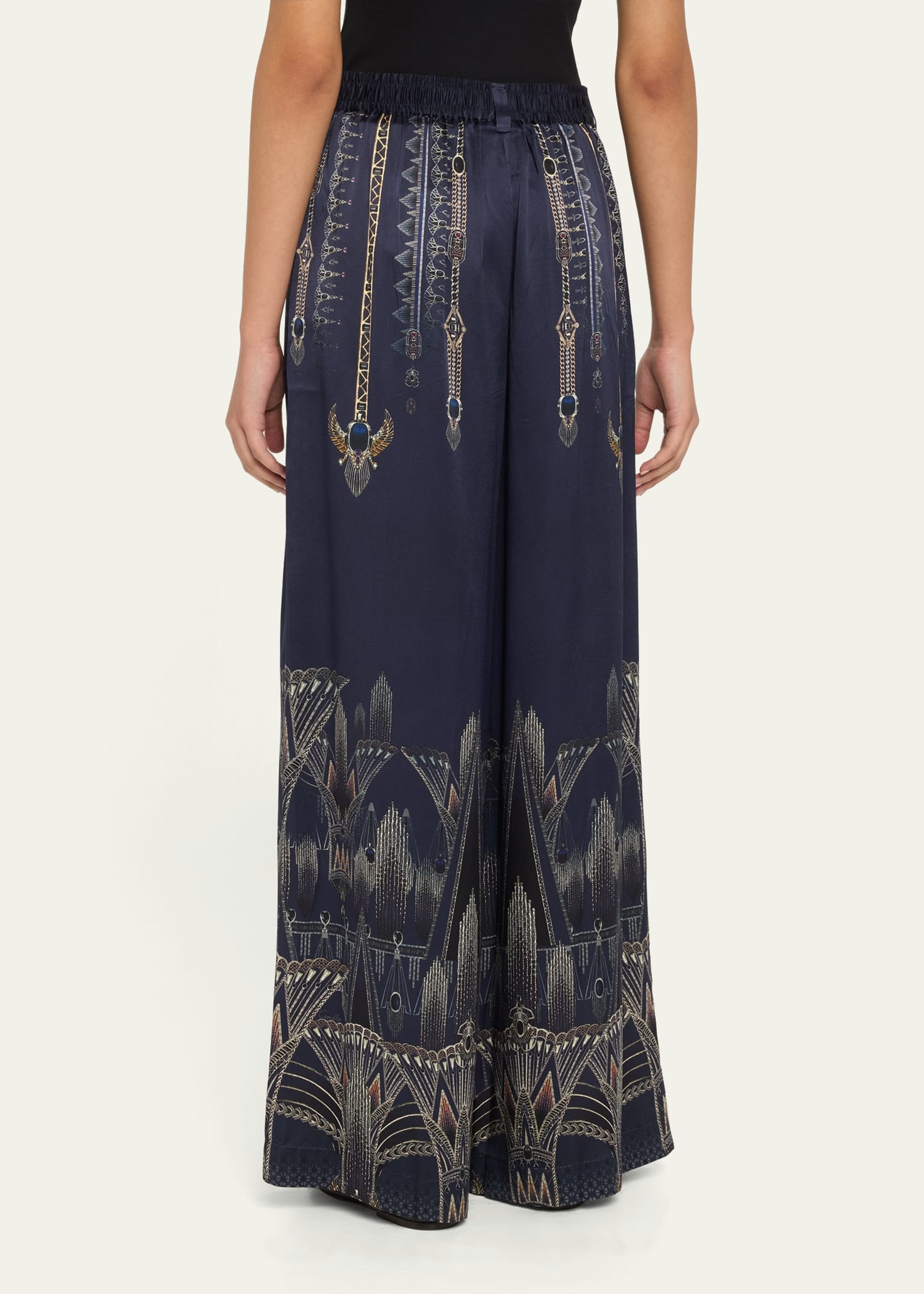 The Egypt Effect Silk Wide-Leg Pants - 3