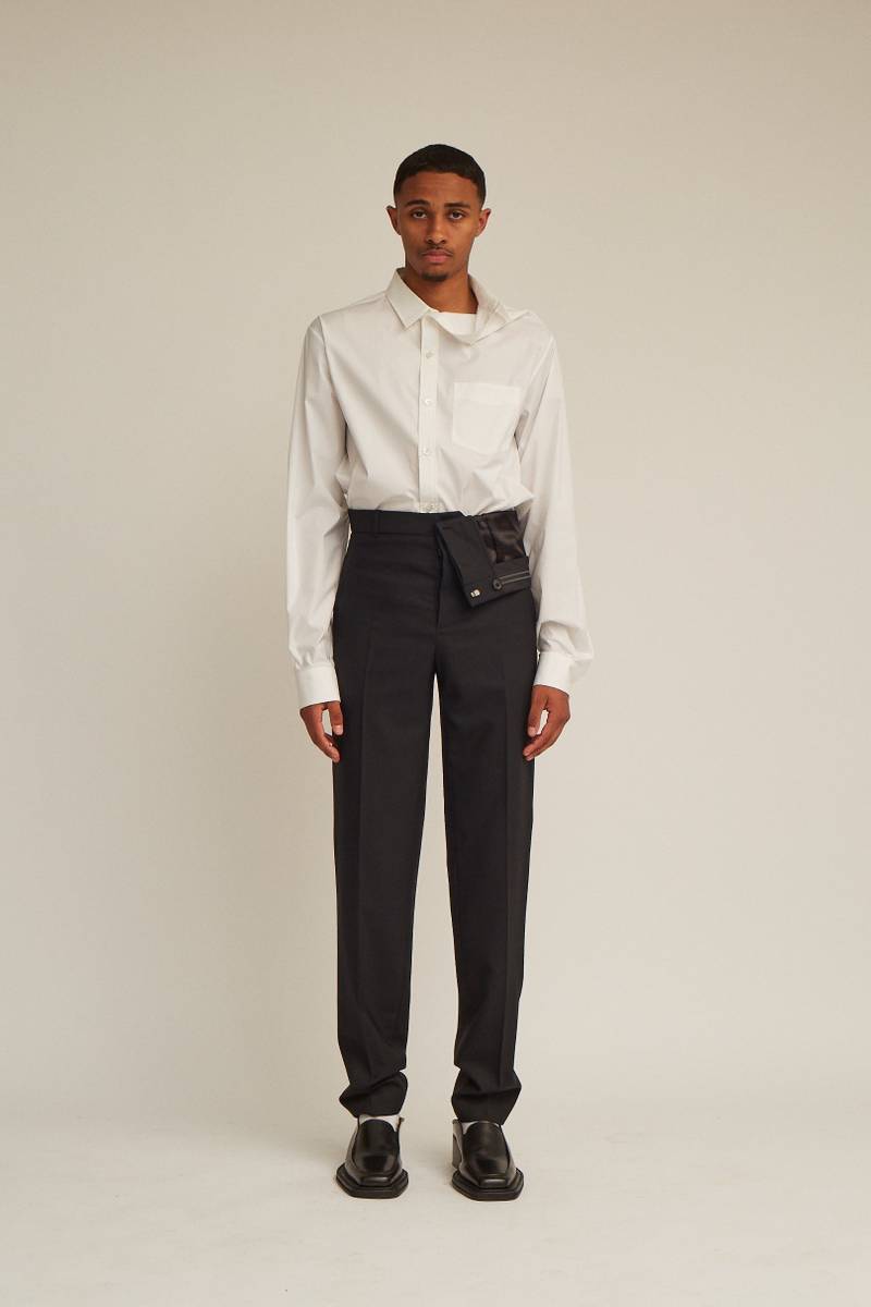 Classic Asymmetric Waist Trouser 1