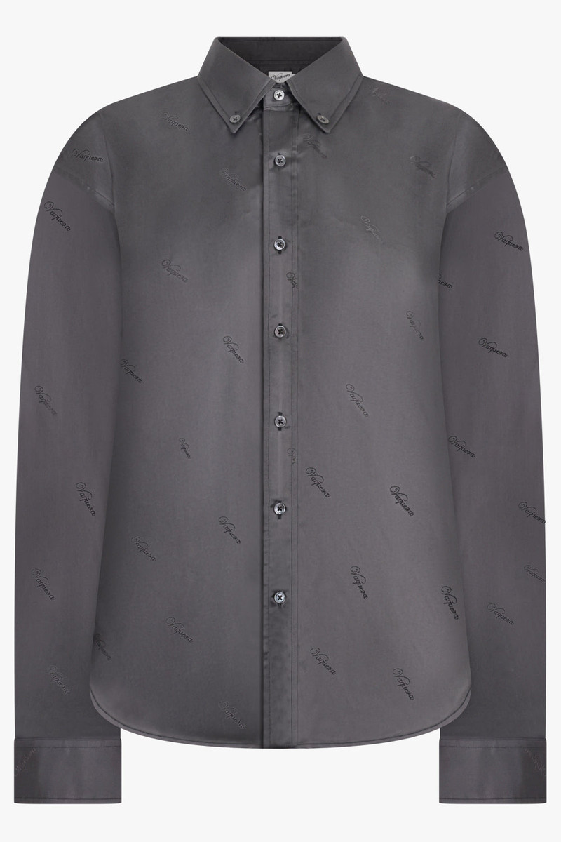 L/S OVERSIZED SHIRT | DARK GREY 1