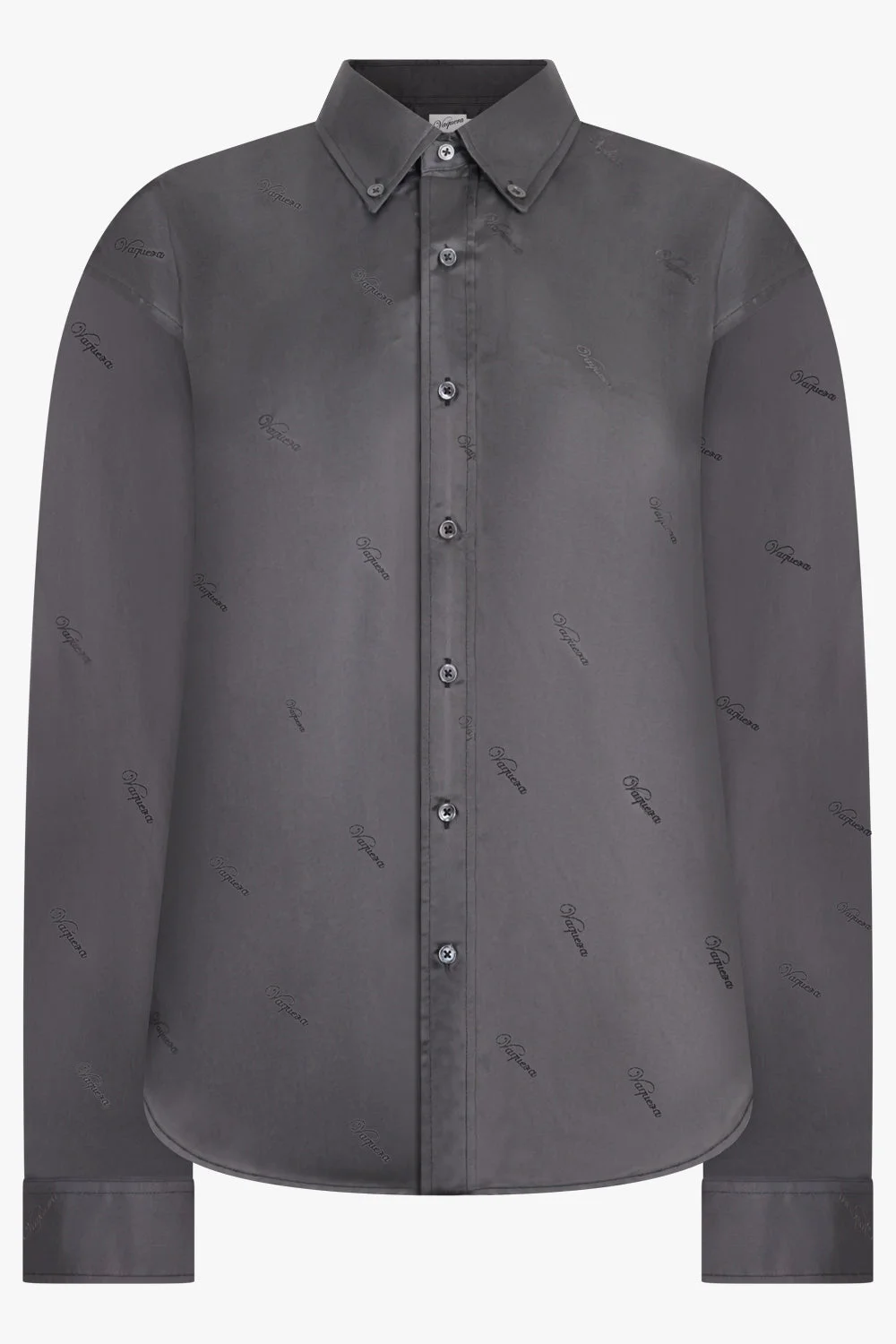 L/S OVERSIZED SHIRT | DARK GREY - 1