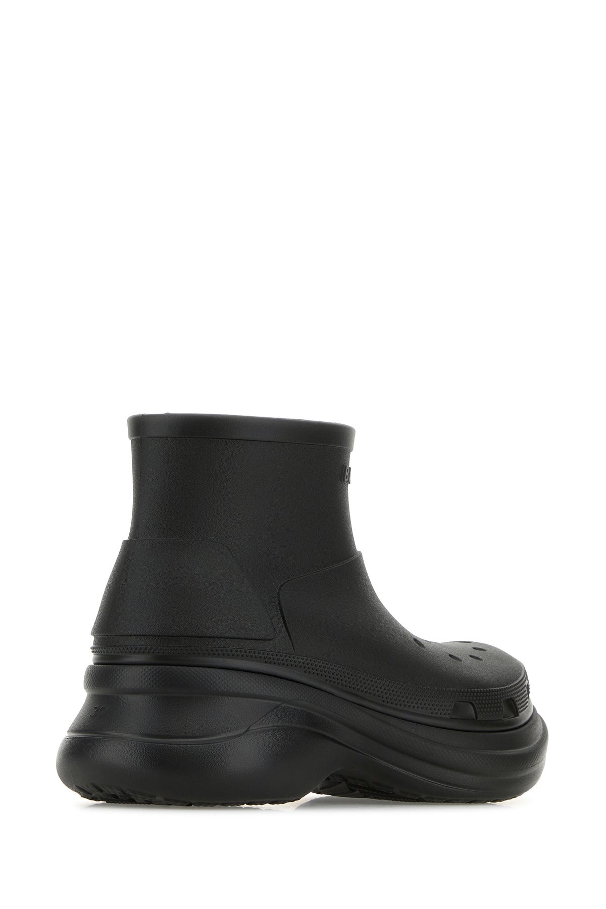 Black rubber Balenciaga X Crocs™ ankle boots - 3