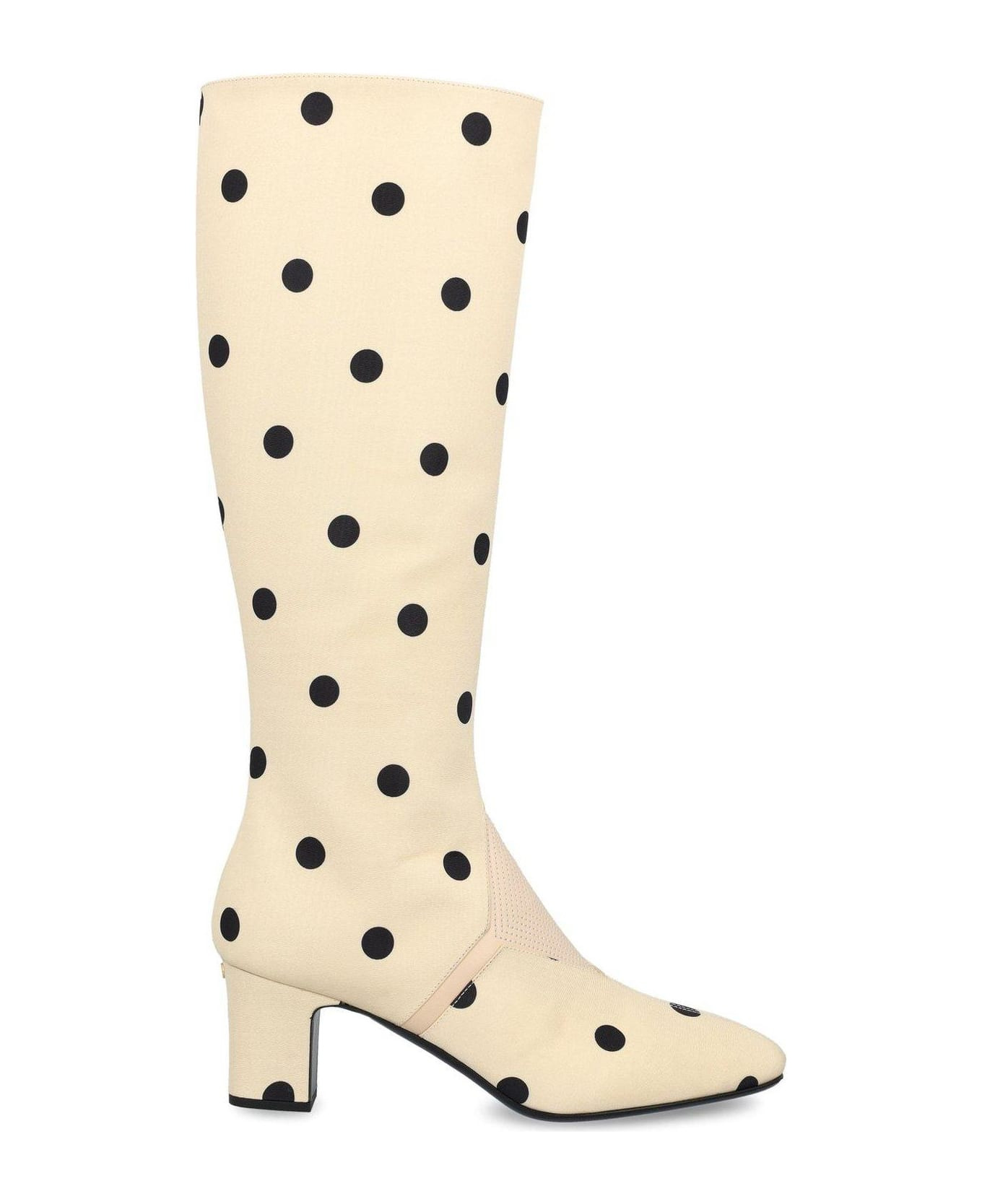 Equivoque Polka Dot Printed Boots - 1