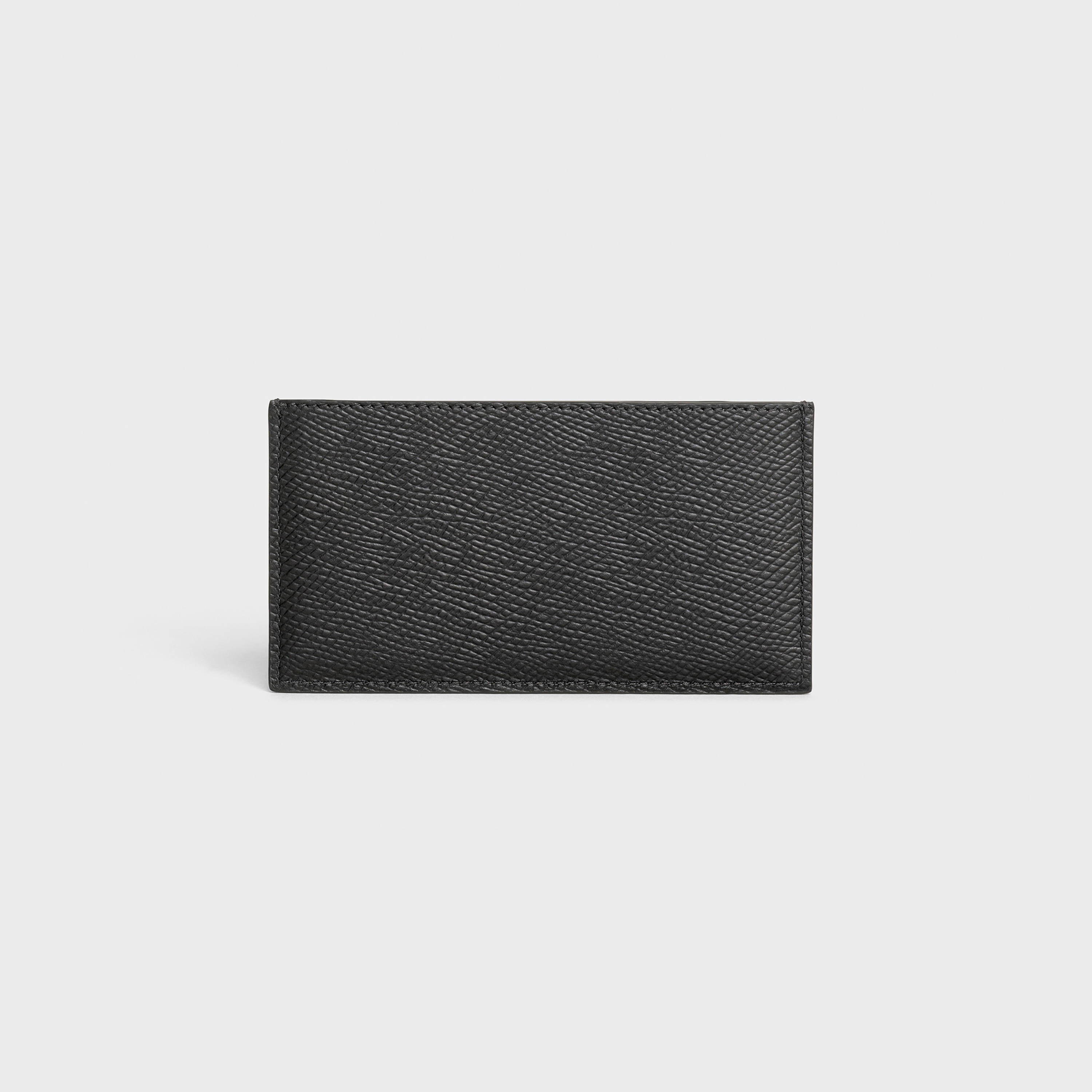 COMPACT CARD HOLDER  IN  GRAINED CALFSKIN - 3