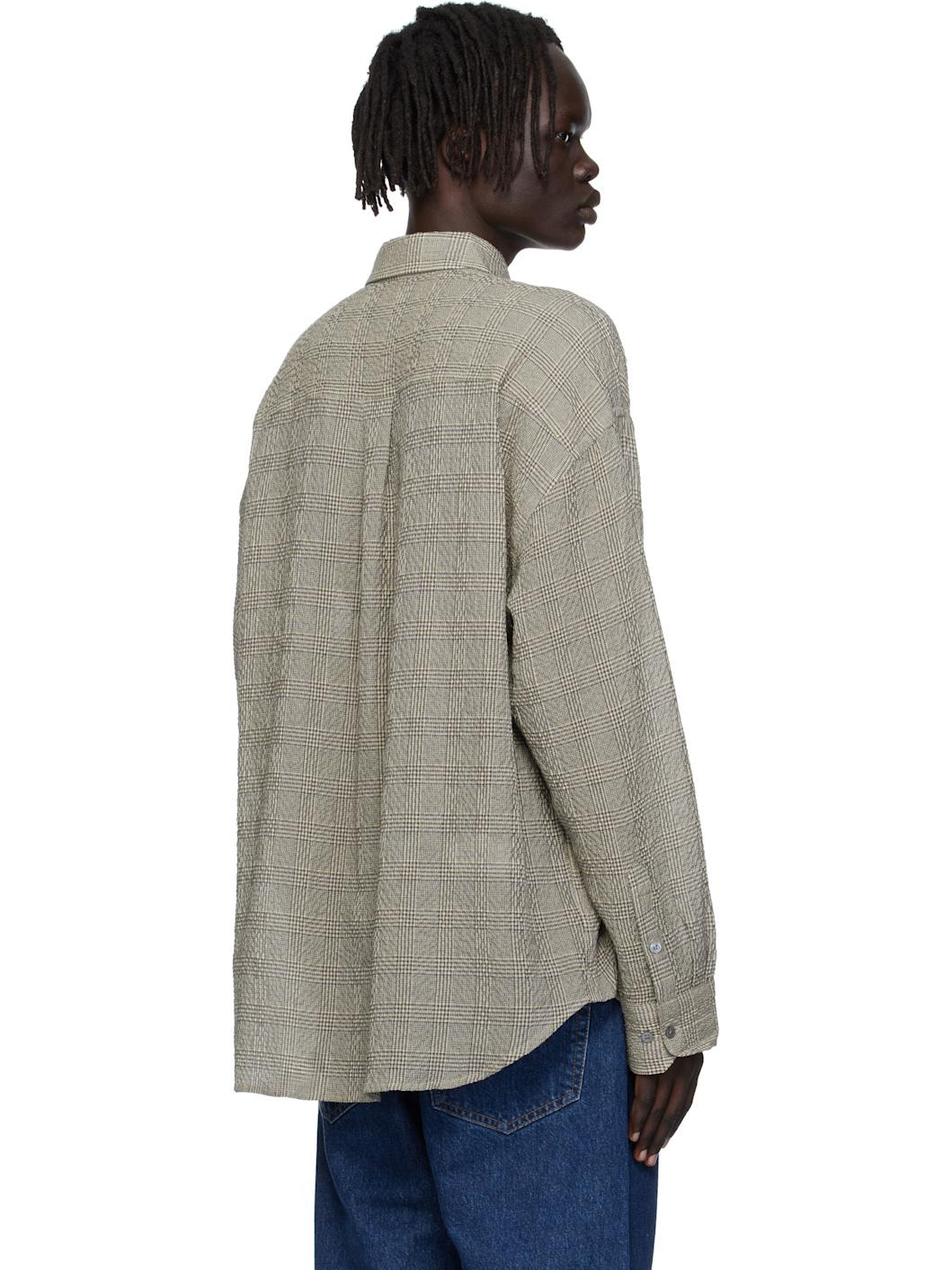 Gray Wide Fit Shirt - 3