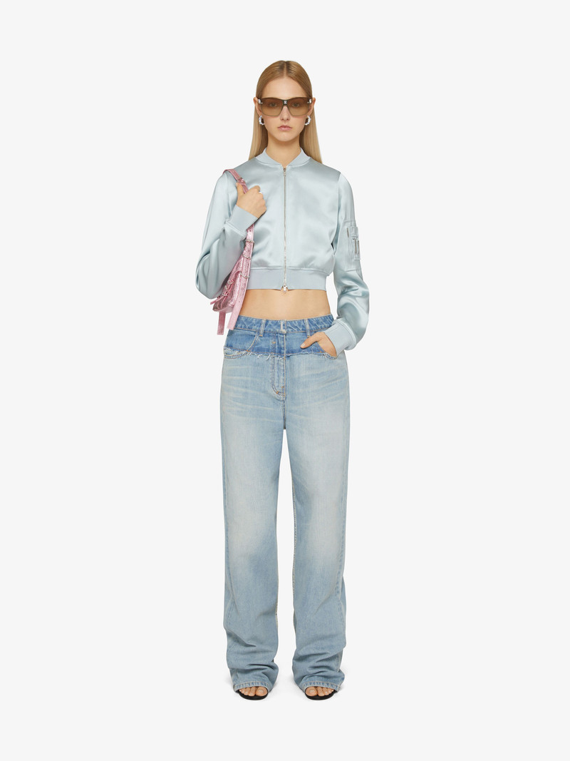 Givenchy OVERSIZED JEANS IN MIXED DENIM outlook