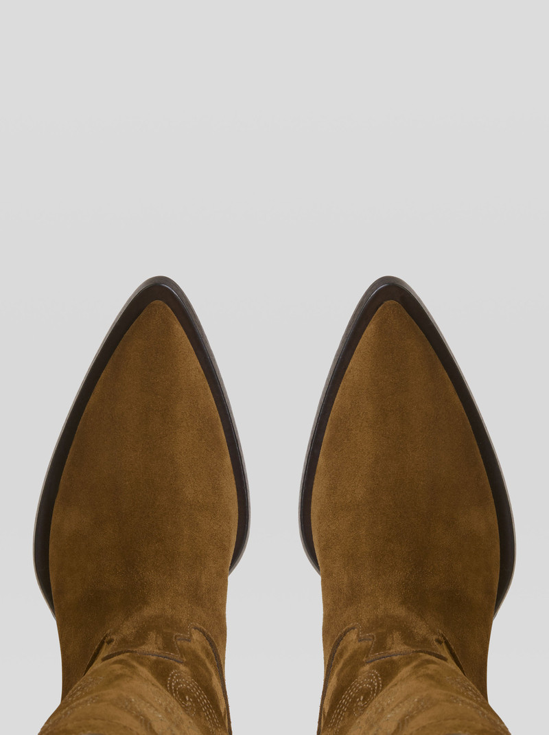 Etro SUEDE BOOTS WITH PAISLEY EMBROIDERY outlook