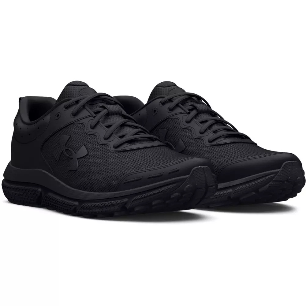 Charged Assert 10 "Black" Women's Wide Running Shoe - 5