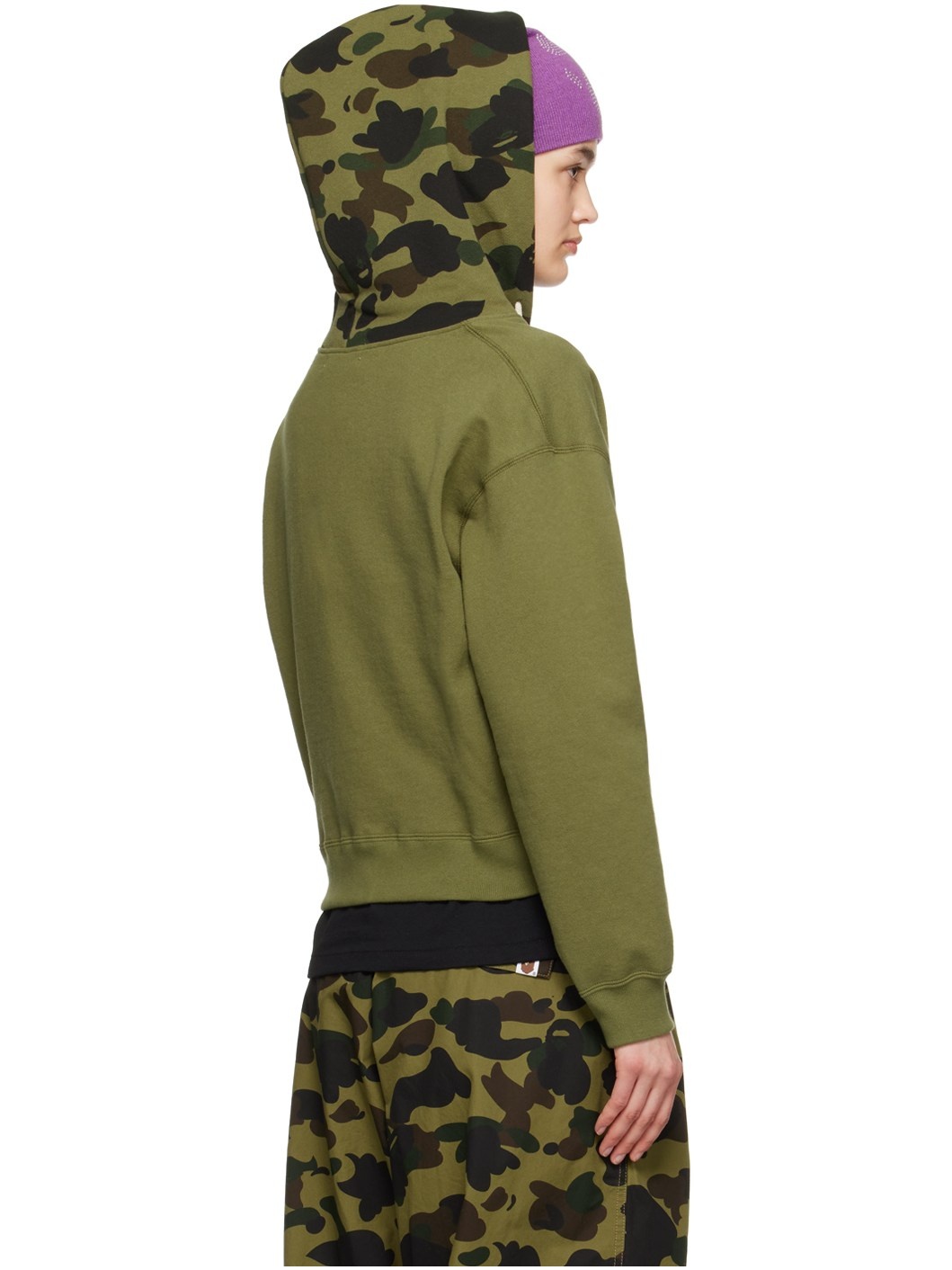 Khaki 1st Camo College Hoodie - 3