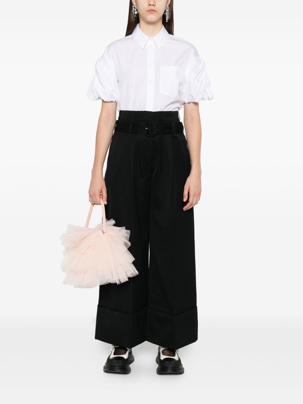 belted trousers - 2