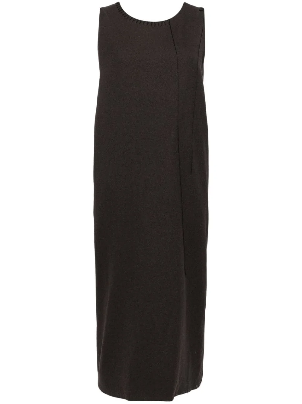 tonal-stitched dress - 1