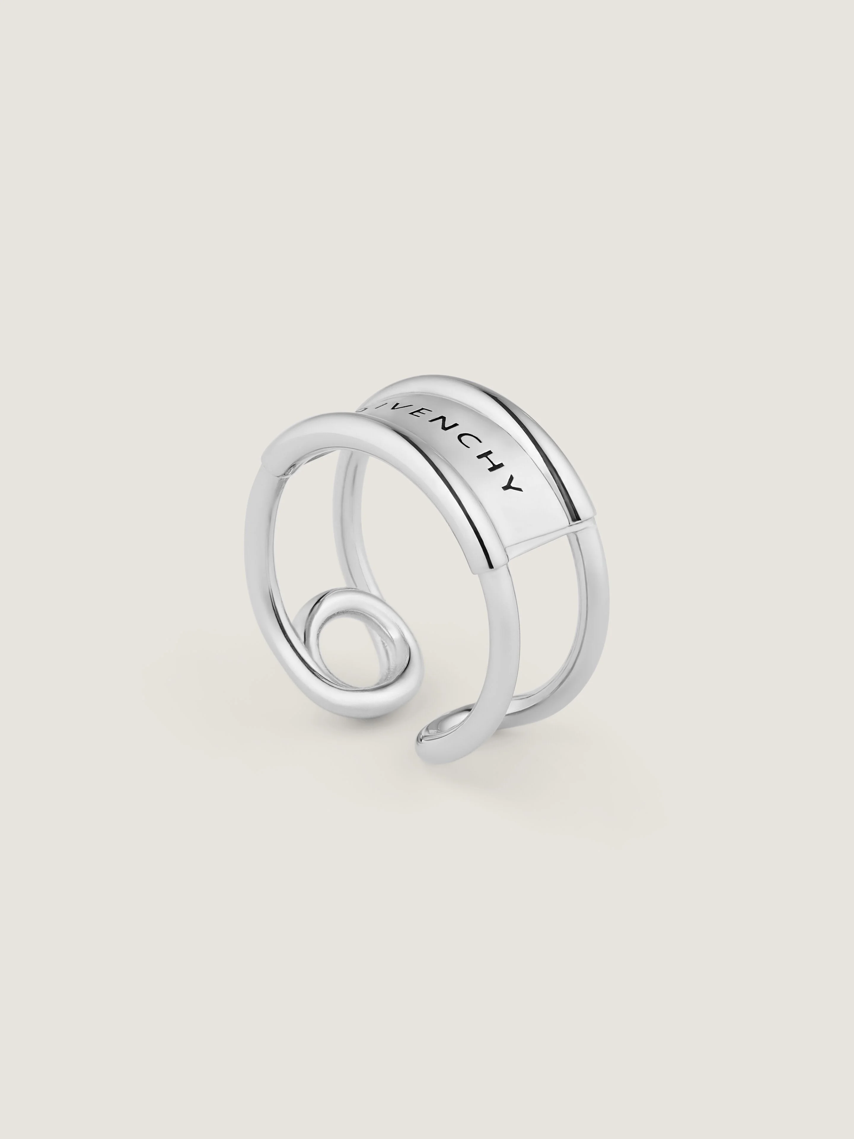 GIVENCHY PIN RING IN METAL - 1