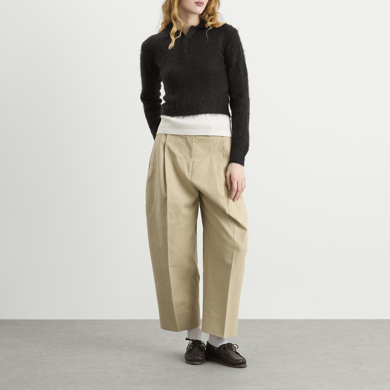 AURALEE Auralee Mohair Knit Polo outlook