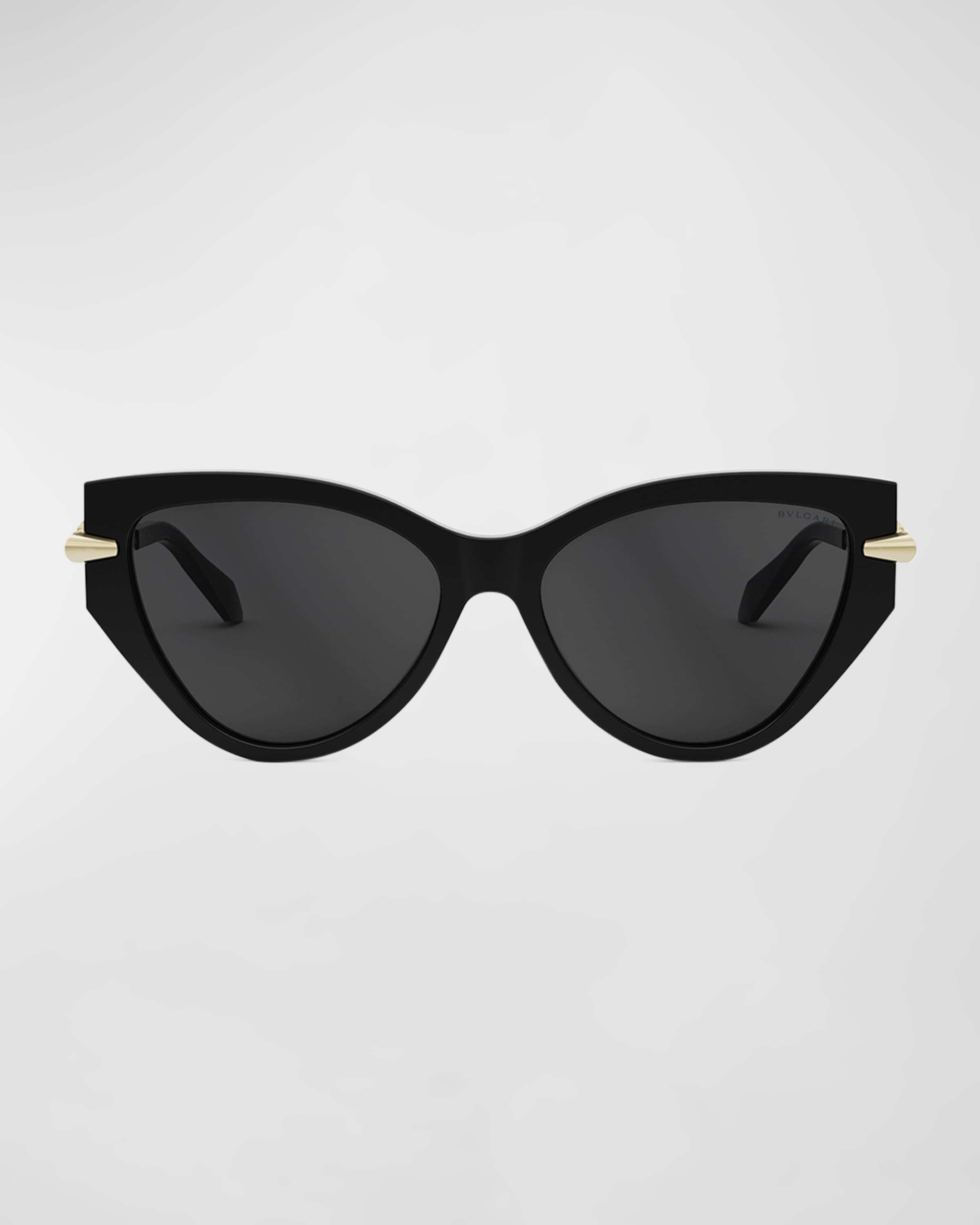 Wavy Acetate & Metal Cat-Eye Sunglasses - 4