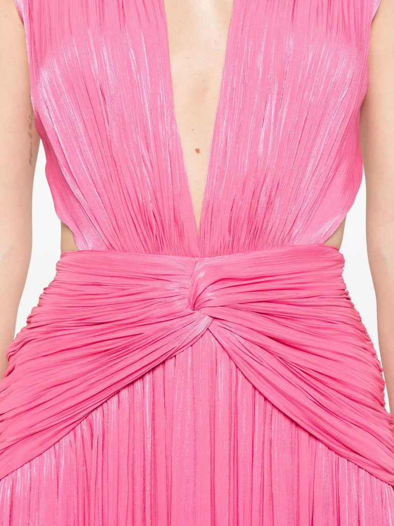 Silla cutout-detail V-neck maxi dress 5