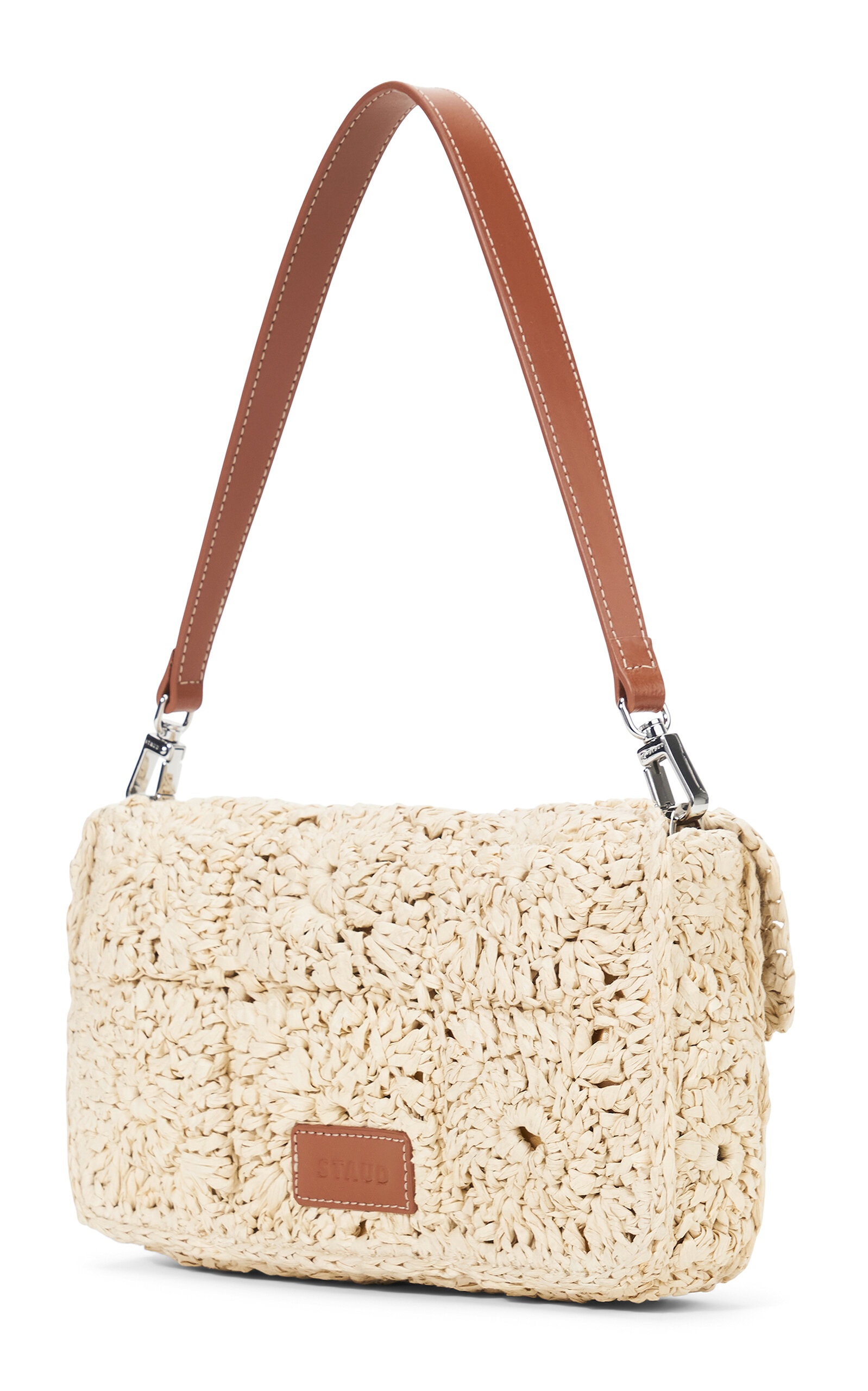 Timmy Crocheted Raffia Bag neutral - 2