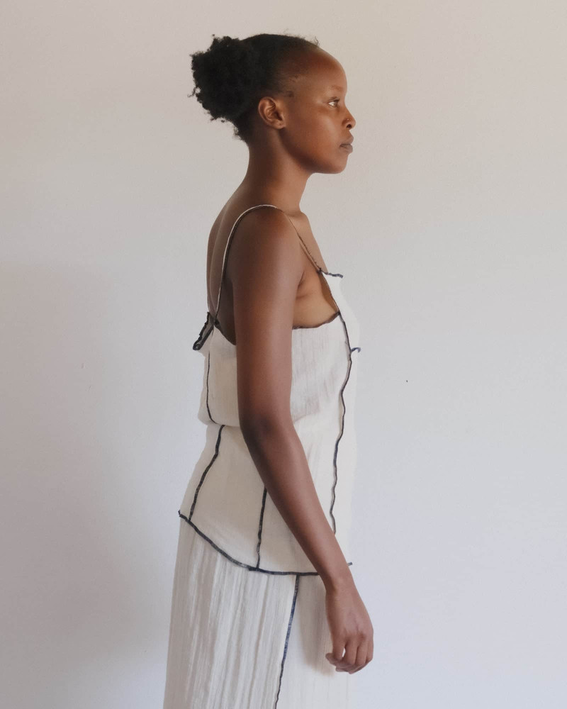 Shok Square Top - Crinkle Linen 3
