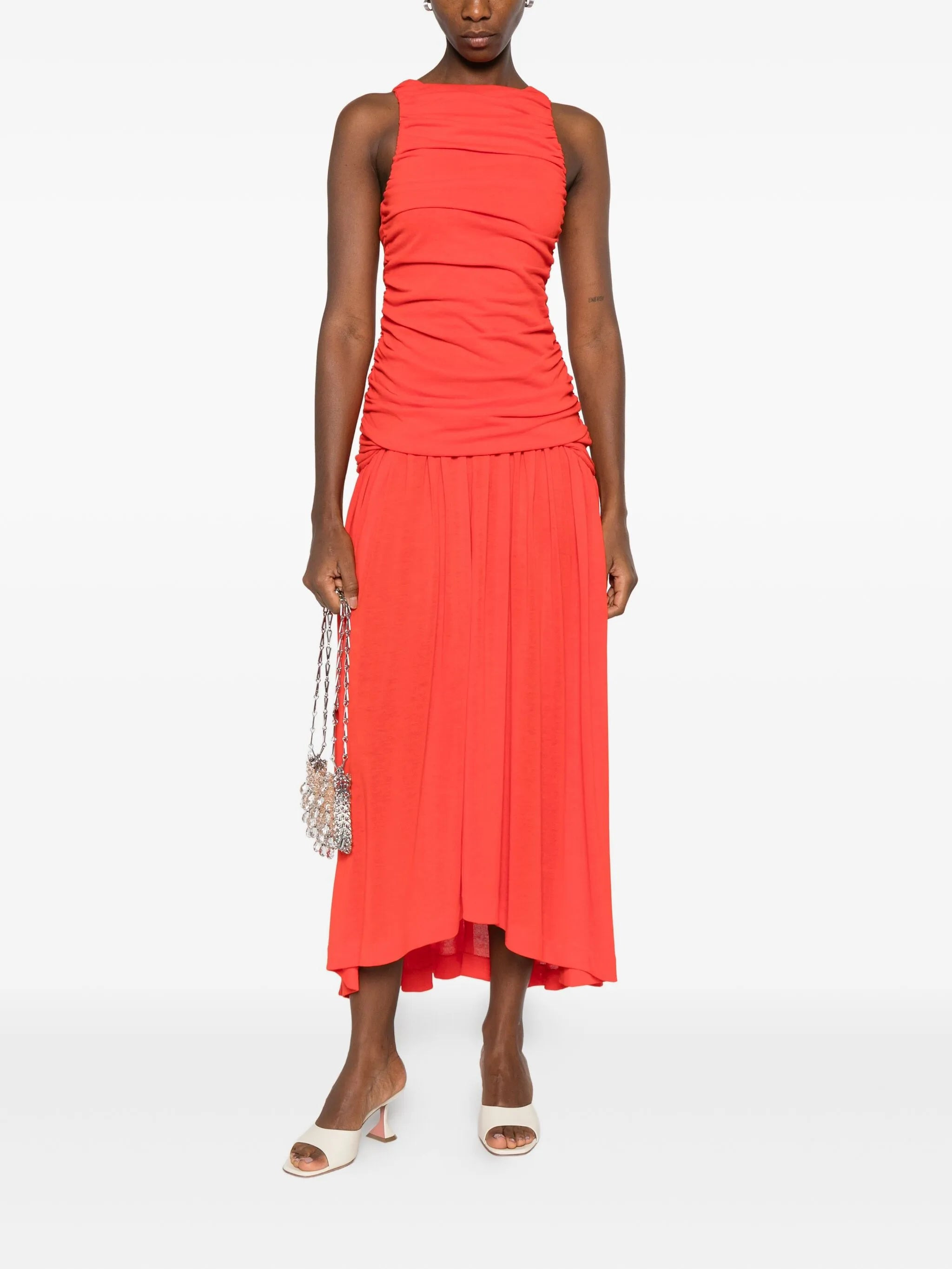 Bite Studios Evidente Gathered-waist Dress - 5