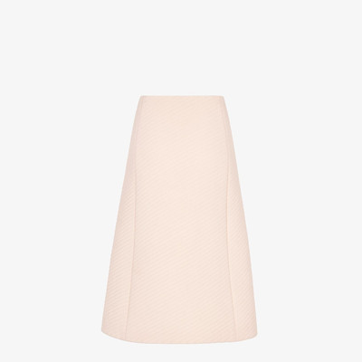 FENDI Pink Crêpe de Chine skirt outlook