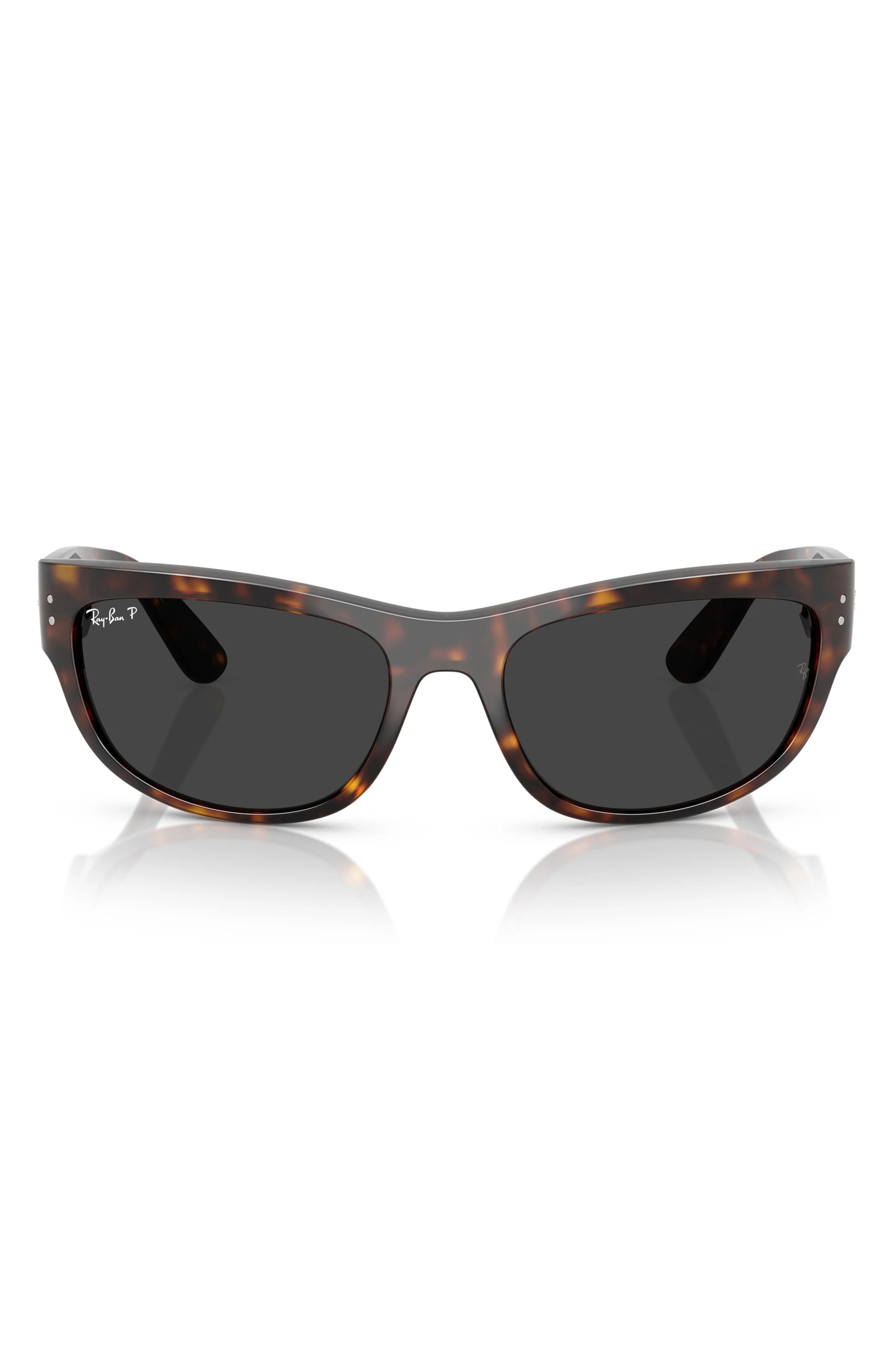 Ray-Ban 63mm Polarized Pillow Sunglasses in Havana at Nordstrom - 1