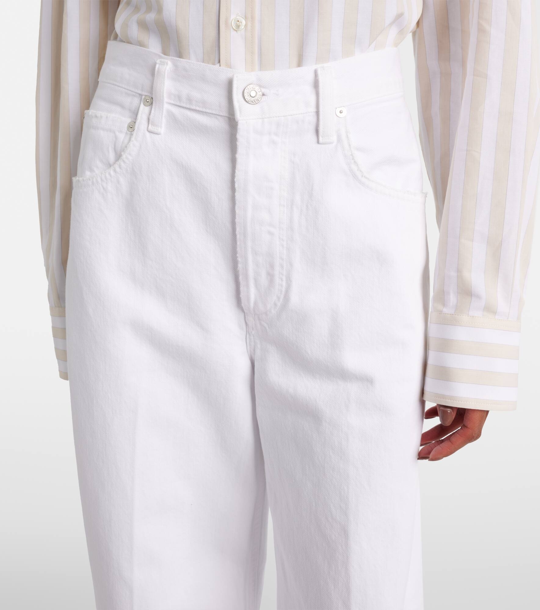 Ayla high-rise wide-leg jeans - 4