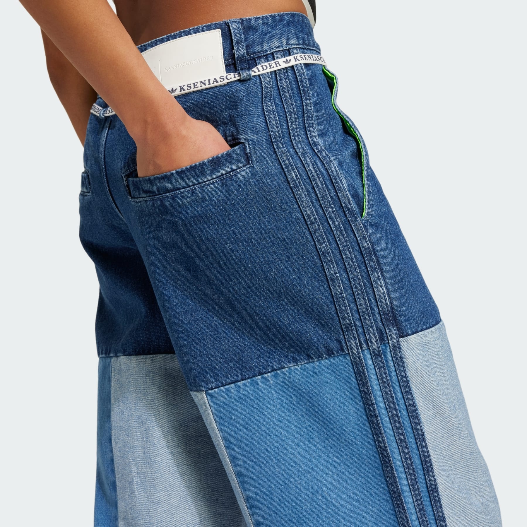 Kseniaschnaider Patchwork Straight Leg Jeans - 5