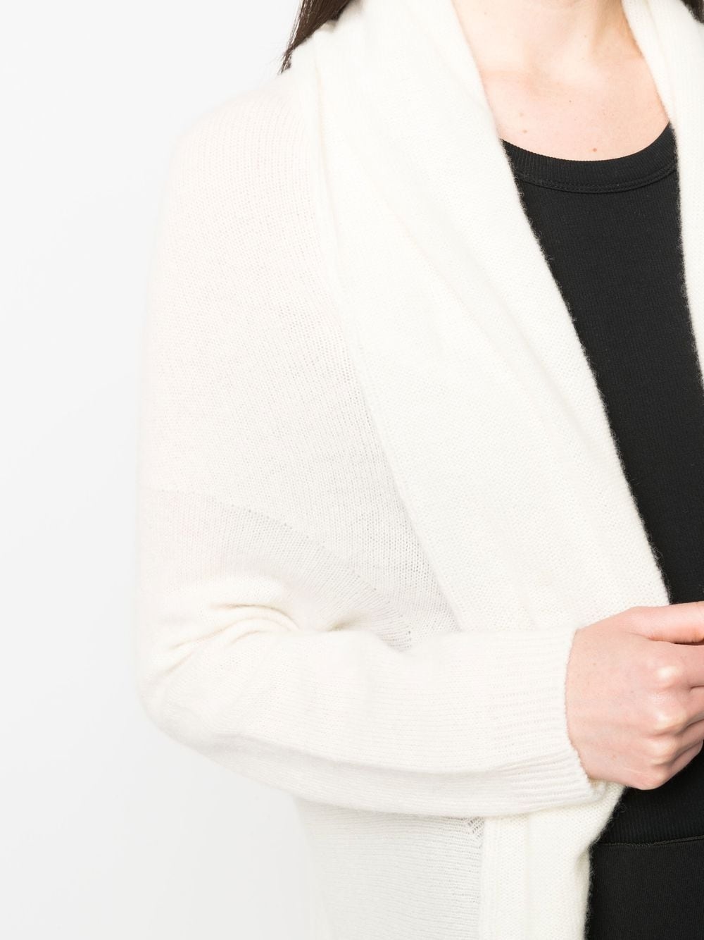 open-front knit cardigan - 5