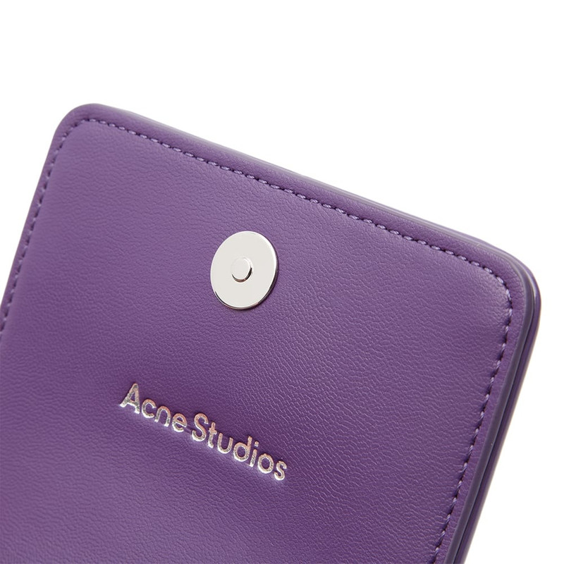 Acne Studios Akki Patent Plaque Face Bag 4