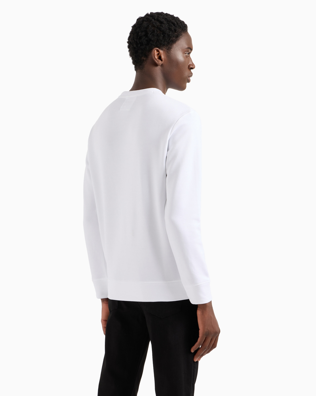 Modal-blend sweatshirt with logo print - 3