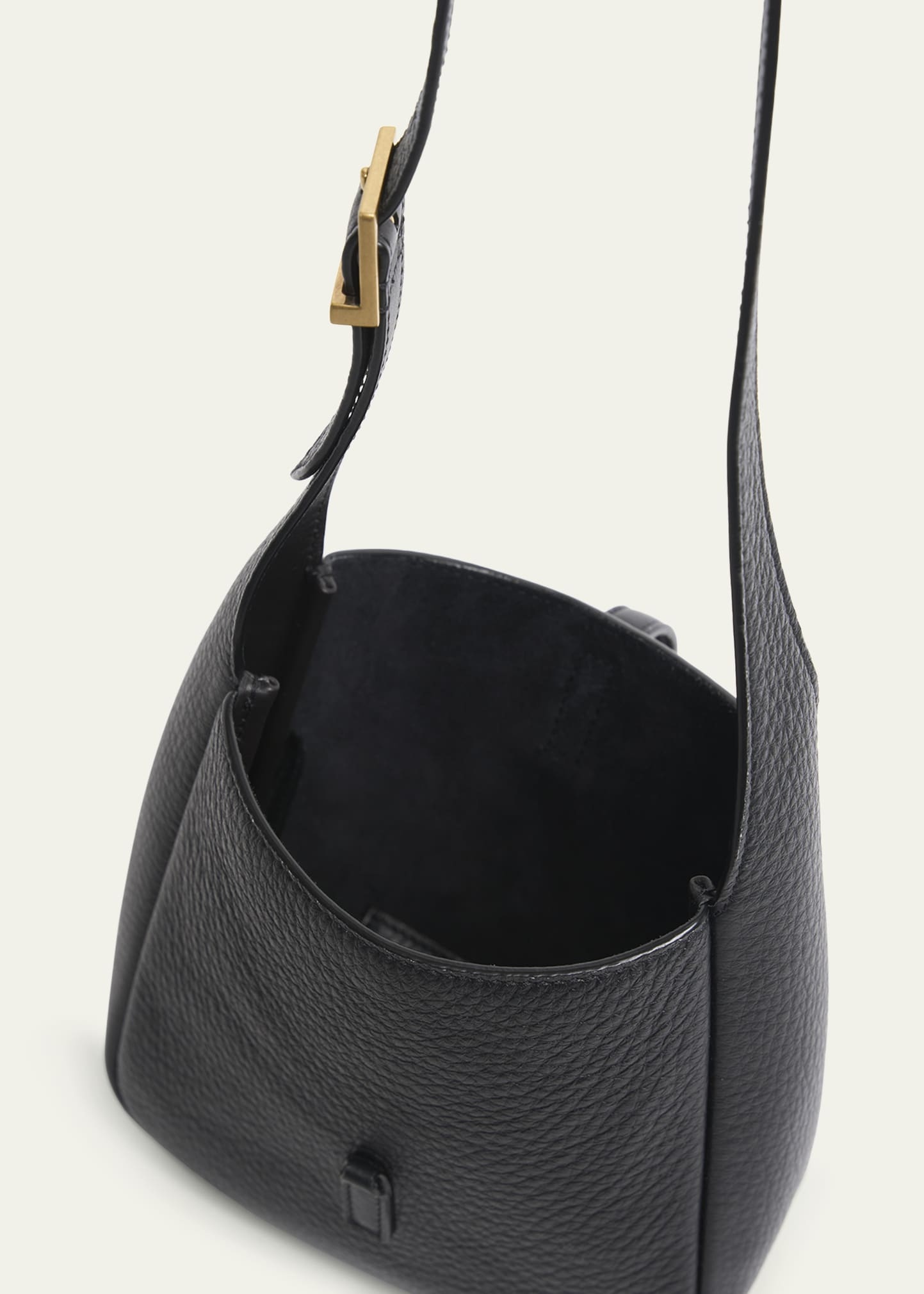 Le 5 A 7 YSL Hobo Bag in Deer Leather - 4