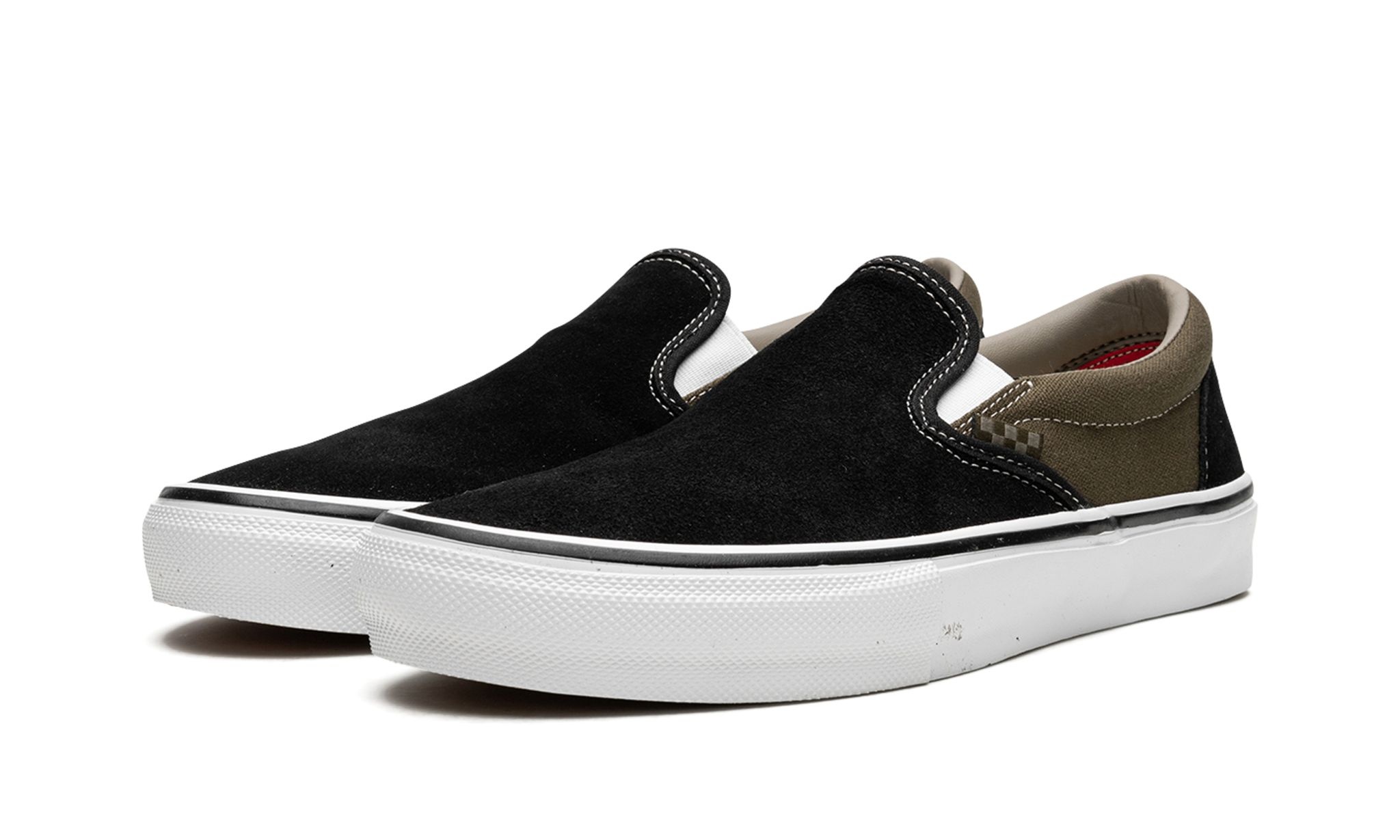 Vans Skate Slip-On "Black / Olive" - 2