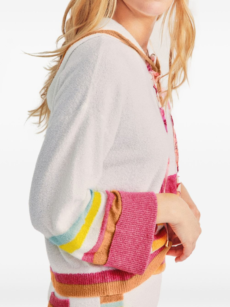 LoveShackFancy Fenmore striped hoodie outlook