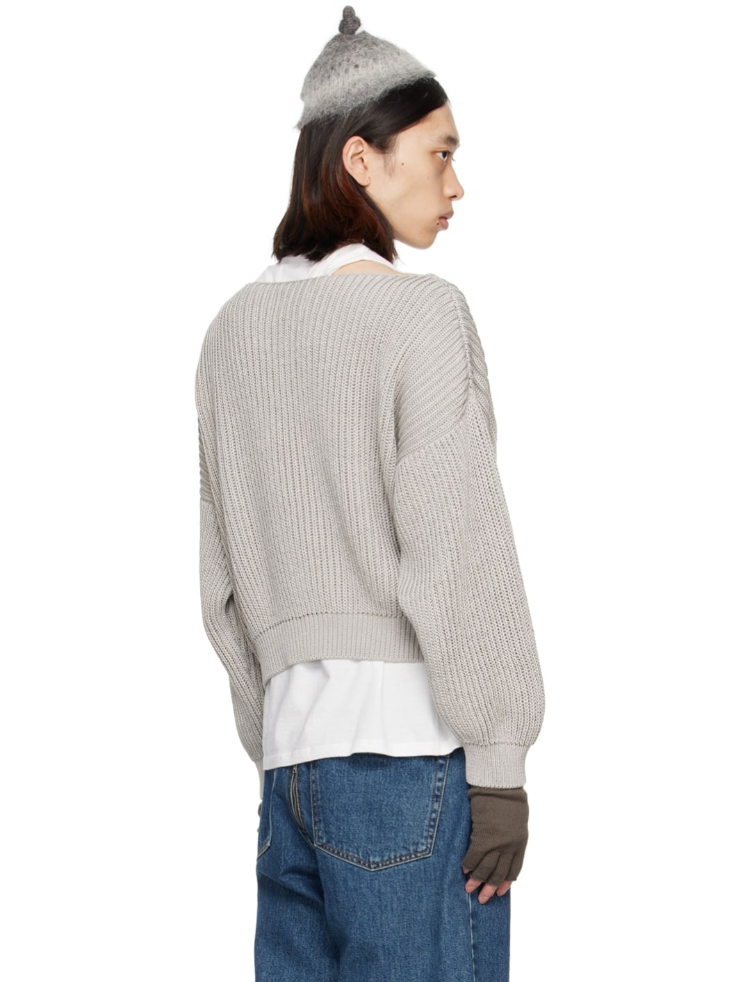 Gray Funghi Sweater - 3