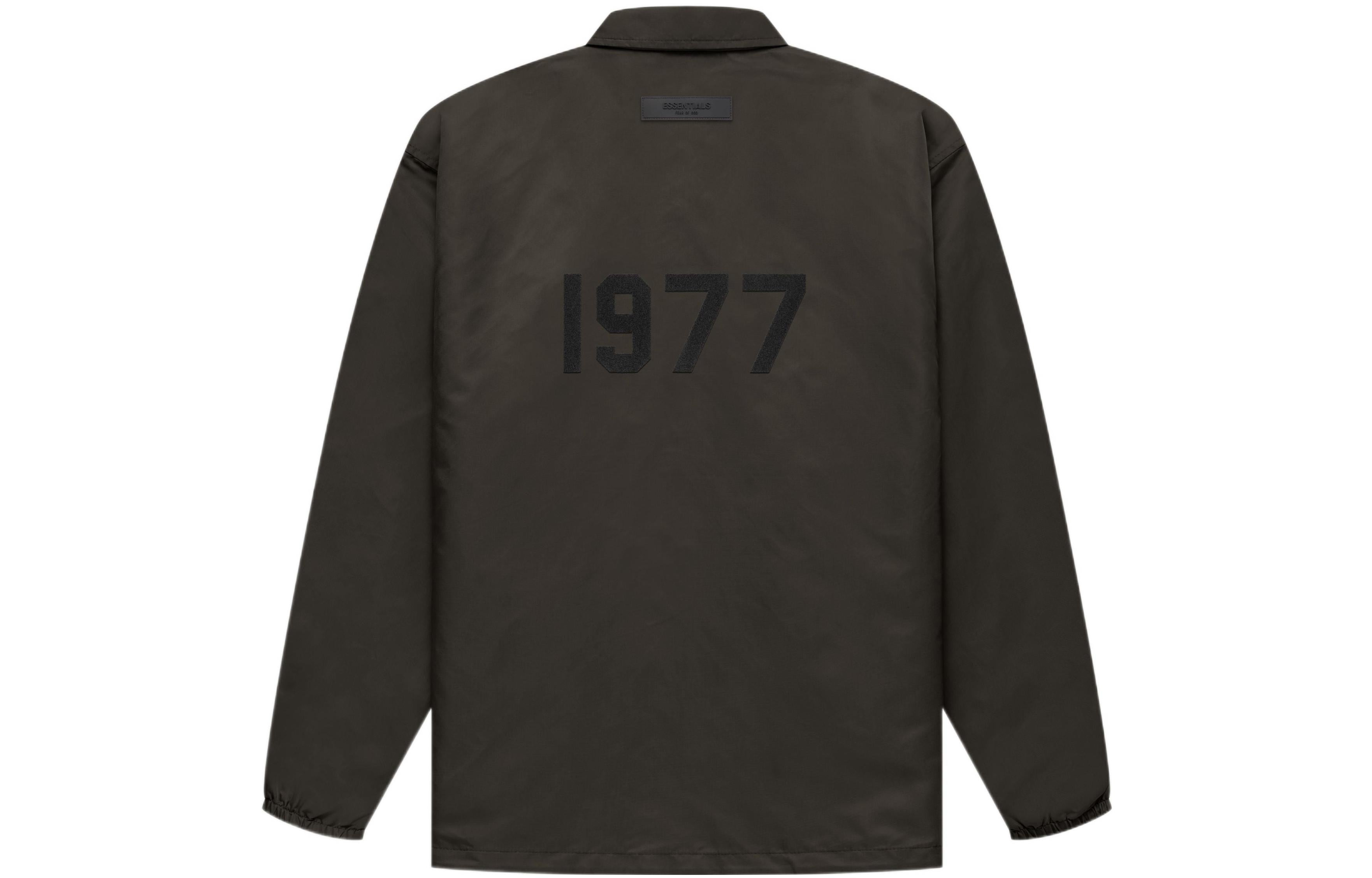Fear of God Essentials FW22 Nylon Coaches Jacket 'Off Black' FOG-FW22-609 - 2