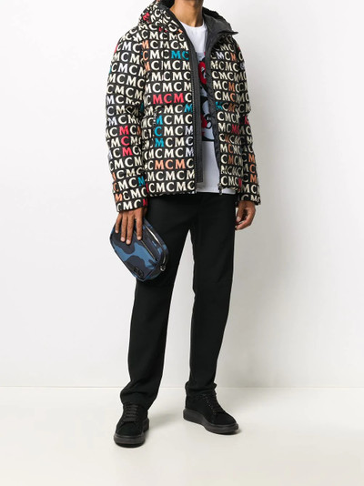 MCM logo print down jacket outlook