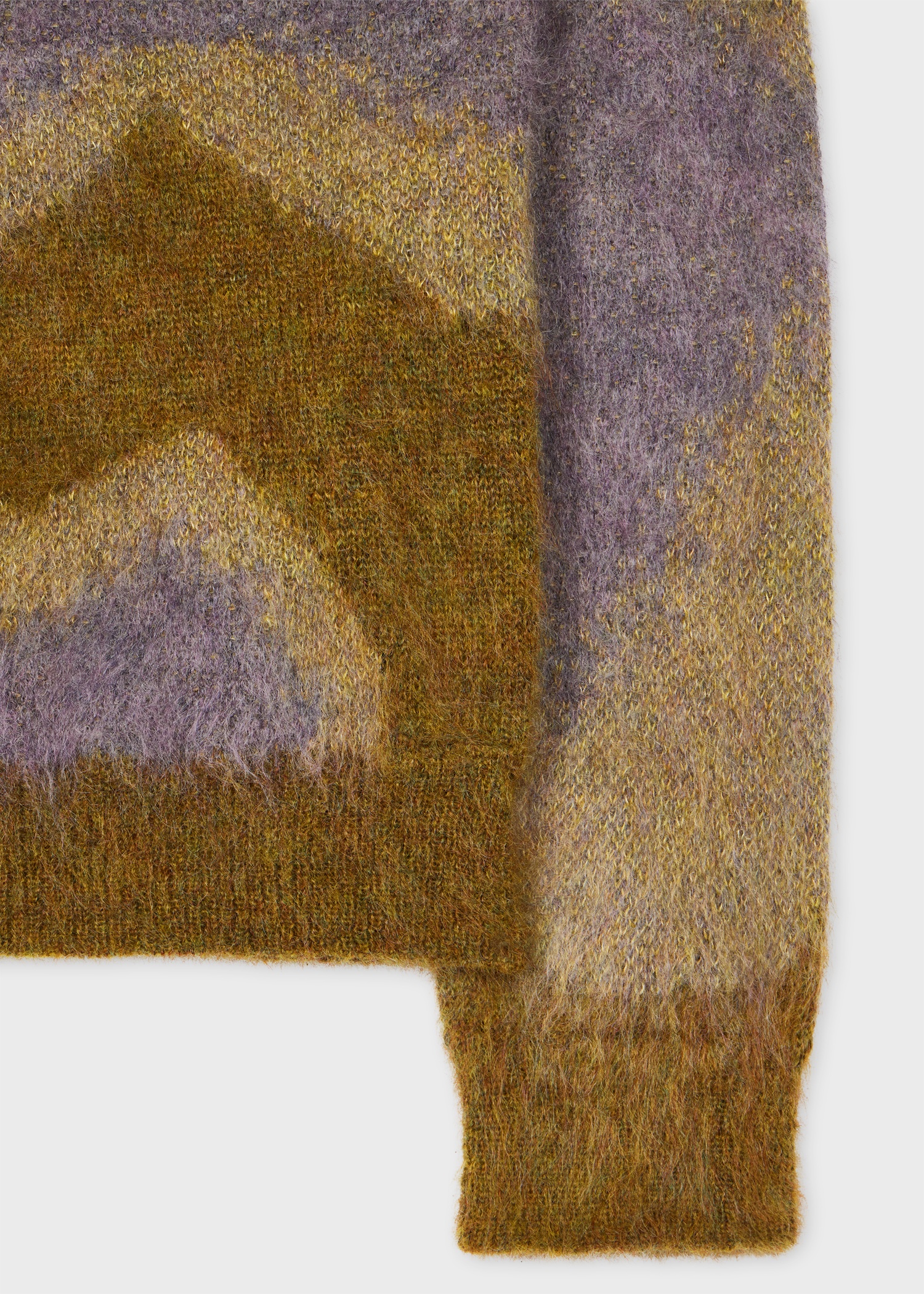 'Photogram Leaves' Mohair-Blend Sweater - 2