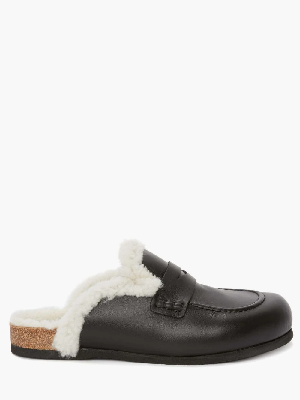 WOMEN'S SHEARLING LOAFER MULES - 1
