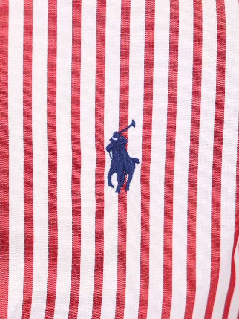 striped custom-fit cotton shirt 4